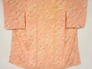 アンティーク 錦紗平菊模様単衣長襦袢